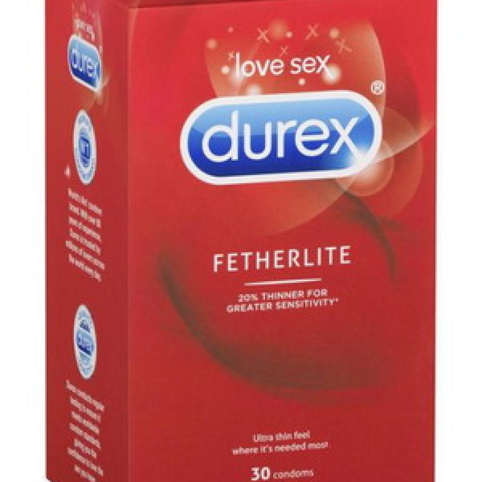 Bao cao su Durex Úc Fetherlite Ultra Thin Feel Condoms Extra Sensitive - pack 30
