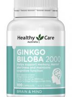 Bổ não Healthy Care Gingko Biloba Úc - mẫu mới 2020