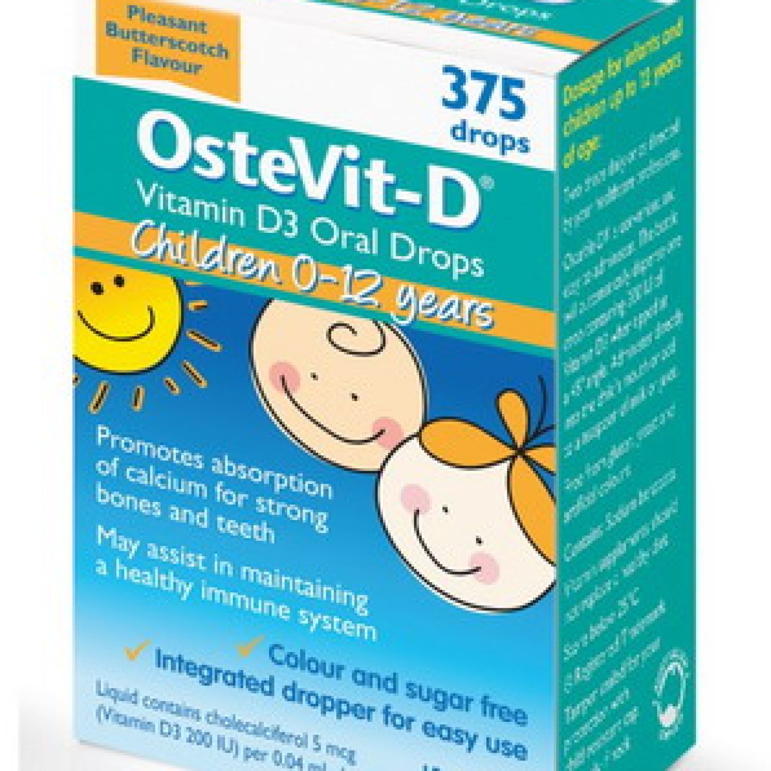 Bổ sung vitamin D (dạng uống) cho trẻ 0-12 tuổi
