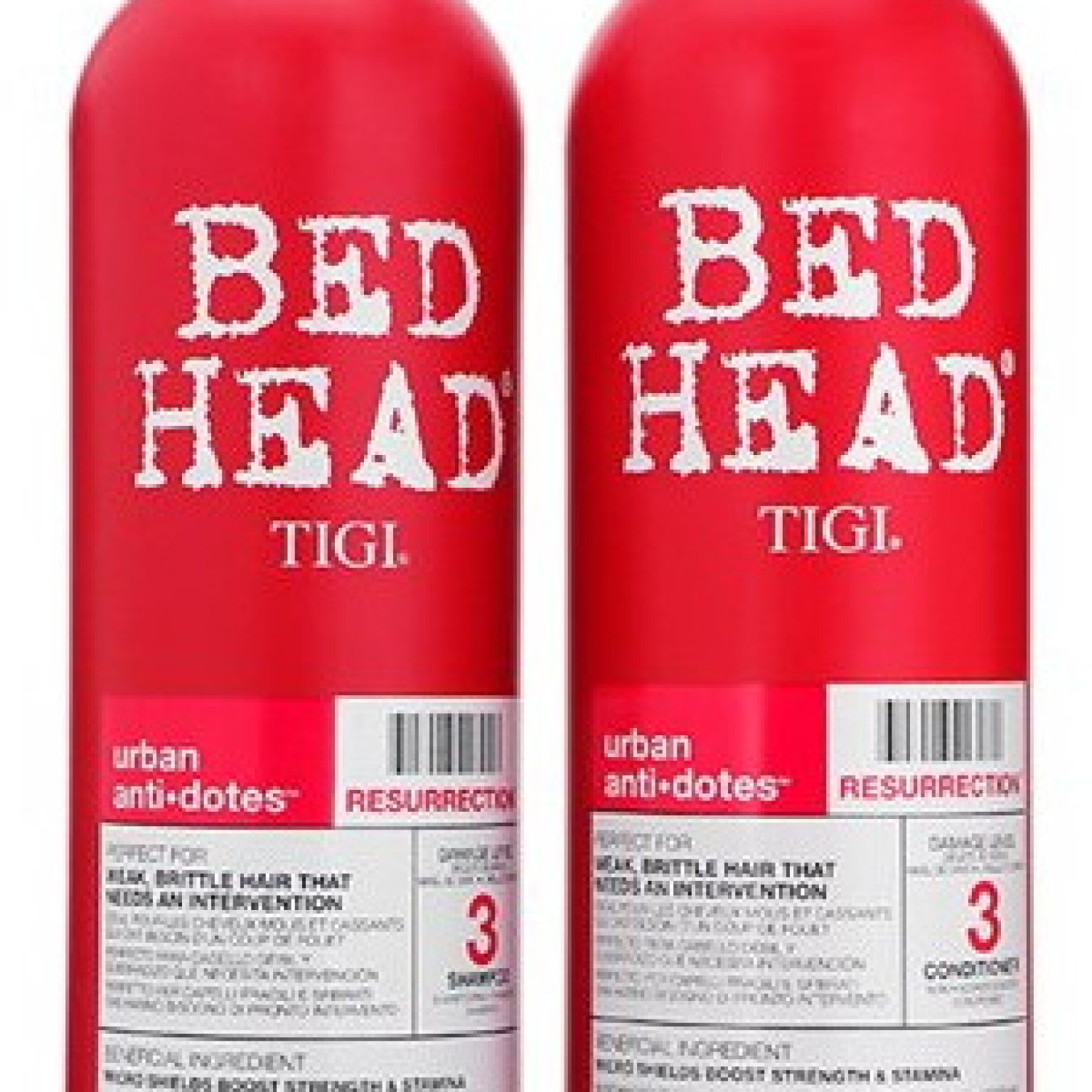 Bộ dầu gội xả TIGI Bed Head mầu đỏ 750ml