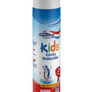 Kem đánh răng Aquafresh Kids Cavity Protection Bubble Mint