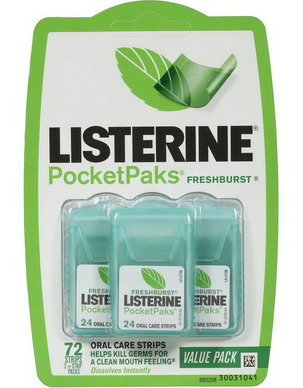 Miếng ngậm thơm miệng Listerine PocketPaks FreshBurst