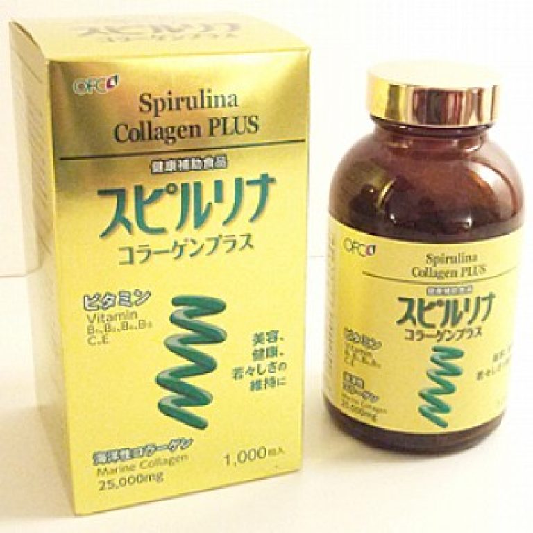 Tảo biển Spirulina Collagen Plus - Nhật Bản