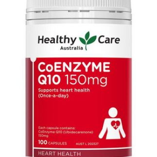 Thuốc Bổ Tim Healthy Care Coenzyme Q10 150mg - mẫu mới 2020
