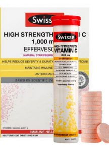 Viên sủi bổ sung vitamin C Swisse - ống 20 viên