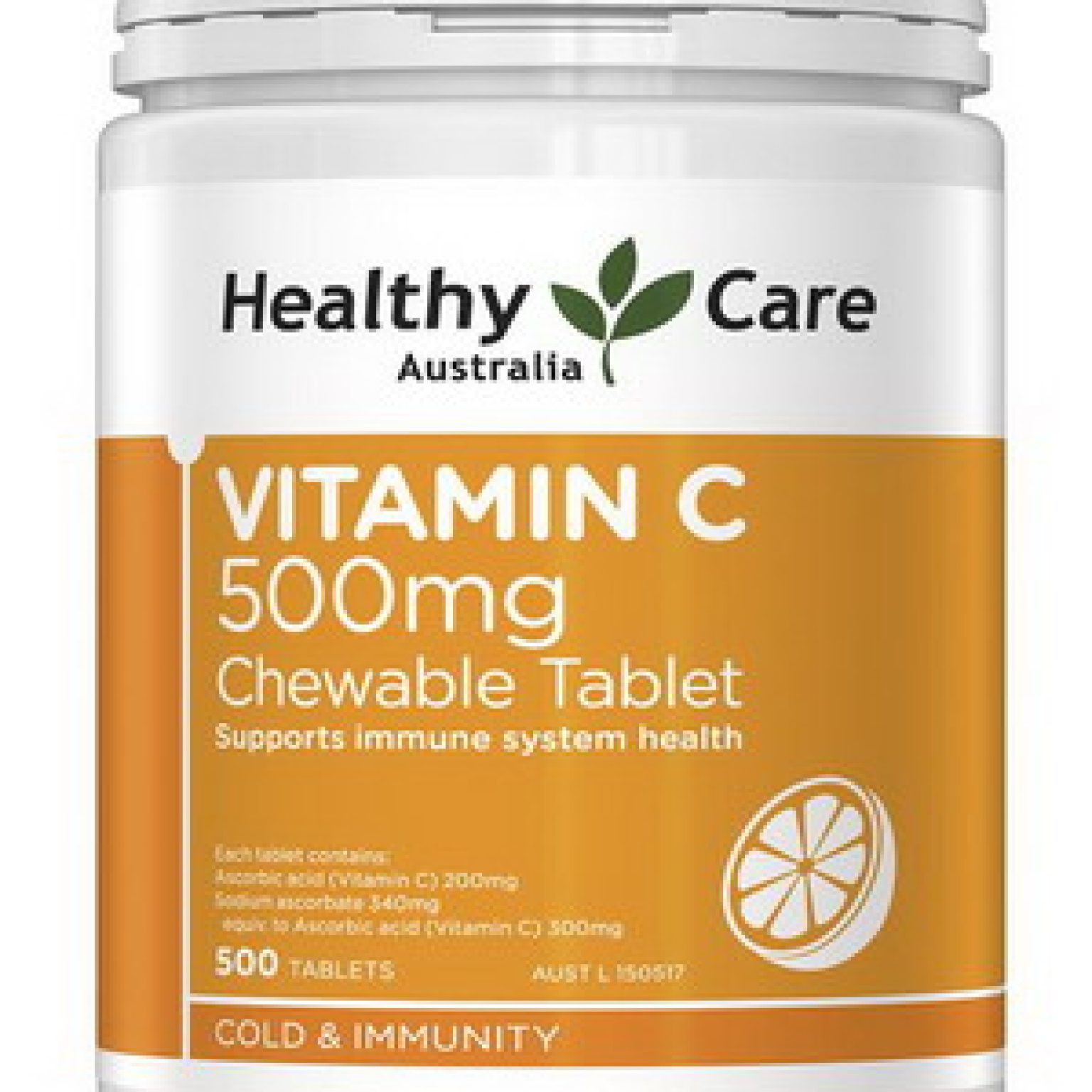 Vitamin C 500mg Healthy Care - mẫu mới 2020