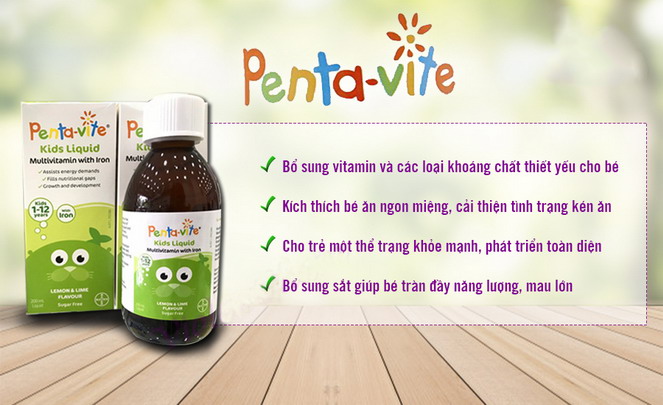 Vitamin Pentavite Úc - Bổ sung vitamin tổng hợp hiệu quả cho trẻ từ 1-12 tuổi