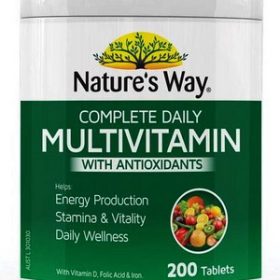 vitamin tổng hợp nature's way Complete Multivitamin hộp 200 viên